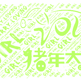 Word2art Wallpapers-Strawberry-loving girl